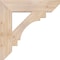Ekena Millwork Merced Slat Smooth Bracket, Douglas Fir, 5 1/2"W x 28"D x 28"H BKT06X28X28MRC06SDF - alternate 3